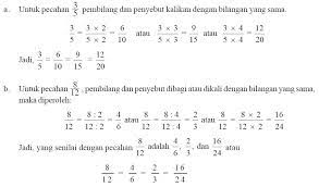 Bagaimana cara pembagian bilangan pecahan? Pengertian Dan Cara Menentukan Pecahan Senilai Berpendidikan Com