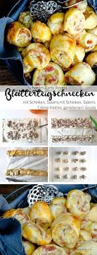 Blatterteigschnecken Mit Schinken Salami Und Kase Was Eigenes Rezept Rezepte Fingerfood Partyrezepte
