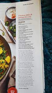 Slimming World Chicken Tikka And Mango Biryani Slimming World Chicken Recipes Slimming World Chicken Tikka Slimming World Recipes Syn Free