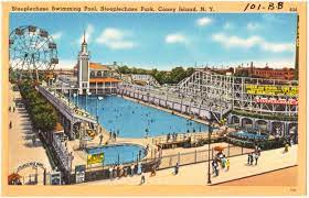 The foremost version of the event is the 3000 metres steeplechase. Steeplechase Swimming Pool Steeplechase Park Coney Island N Y Digital Commonwealth