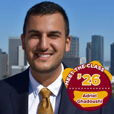 Meet the Class #UChicagoLaw2026: Adriel Ghadoushi. Pursuing UChicago Law  was “an easy decision,” he says. “The distinction between business and law  has become less defined in our modern, highly interconnected world. A