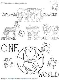 Cultural Diversity Bookmarks Coloring Page Cultural Diversity Coloring Pages Diversity