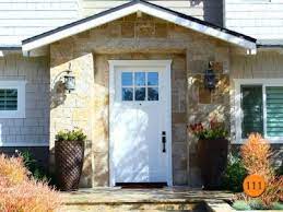 Elite fiberglass series is a collection of premium luxury fiberglass doors designed with detailed panels that mirror traditional stile and rail door construction to create crisp shadow lines and heightened curb appeal. 42 X 96 Craftsman Style Single Fiberglass Entry Door Therma Tru Model Cca87600 Fir Grain Wood Exterior Door Dutch Doors Exterior Craftsman Style Front Doors