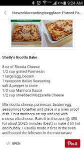 Low Carb Ricotta Bake Can Be Made In Mini Loaves For Individual Servings The World According Pureed Food Recipes Bariatric Recipes Bariatric Friendly Recipes