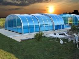 Laguna Retractable Pool Enclosure Best Above Ground Pool Pool Enclosures In Ground Pools