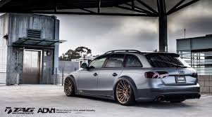 Bold Matte Gray Audi A4 Allroad Rolling On Air Suspension And Adv1 Custom Wheels Audi Allroad Audi A6 Allroad Audi A4