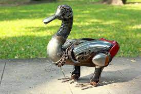 Metal Sculpture Duck Unique Metal Art Decor Home Decor On Etsy 309 54 Aud Metal Art Decor Scrap Metal Art Metal Art