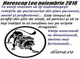 Horoscop Leu Noiembrie 2016