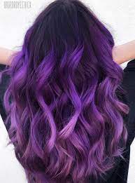 Purple Hairstyle Design Ombre Hair Style Design Lavender Hair Color Purple Highlights Wavy Long Hair Style Hair C Hair Styles Purple Ombre Hair Lilac Hair