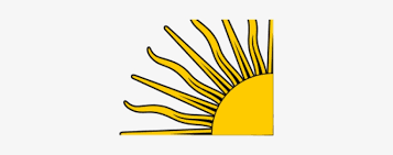 Sun of may, spanish sol de mayo, a national emblem of argentina on the country flag. Sun Clipart Quarter Cute Borders Middle Of The Argentina Flag Free Transparent Png Download Pngkey
