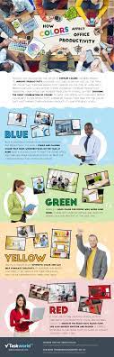 What color helps you focus. How The Color Of Your Office Impacts Productivity Infographic