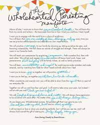 Auf eure bitte hin kommt hier meine deutsche version des wholehearted parenting manifesto: Wholehearted Parenting Manifesto Brene Brown Parenting Quotes Brene Brown Quotes Brene Brown