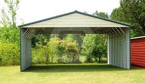 It has room for 2 vehicles and also has additional storage as well. 3 Car Carports Triple Wide Carport Prices Three Cars Metal Carport