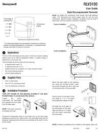 Inspirational honeywell thermostat wiring diagram for rth 3 4 5 wire a beginner s overview of circuit diagrams a first appearance at a circuit representation may be complex, however if you can review a train map, you can check out schematics. Honeywell Rlv3100 User Manual Pdf Download Manualslib