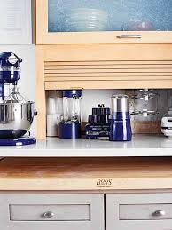 Use them to store extra plates, bowls, glasses, and more. Keep Small Appliances Out Of Sight Kitchen Appliance Storage Kitchen Appliance Garage Kitchen Appliances