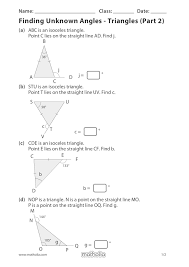 Finding Unknown Angles Triangles Part 2 In 2020 Play To Learn Math Addition Games Play Therapy Techniques