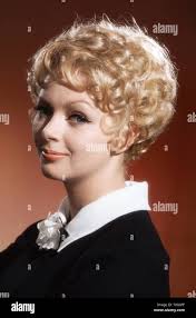 Barbara Schöne, deutsche Schauspielerin und Sängerin, Deutschland Ende  1960er Jahre. German actress and singer Barbara Schoene, Germany late 1960s  Stock Photo