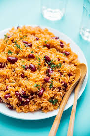 Easy Spanish Rice And Beans Recipe Spanish Rice And Beans Rice And Beans Recipe Bean Recipes