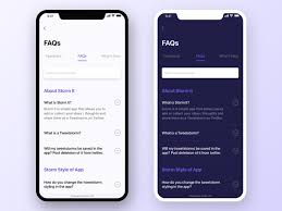 Application Faqs Feedback App Design Layout Mobile App Design Ios Design