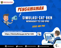 Nilai hasil ujian akan langsung keluar setelah selesai mengikuti ujian. Setda Prov Kalteng Pendaftaran Simulasi Cat Bkn Bagi Calon Peserta Skd Cpns Provinsi Kalimantan Tengah Tahun 2020