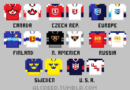 Al Creed 8 Bit Hockey Jerseys 2016 World Cup Of Hockey Hockey World Cup Hockey Jersey World Cup