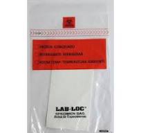 Elkay Plastics Specimen Transport Bag with Document Pouch and Absorbent Pad  Lab-Loc® 6 X 9 Inch Zip Closure Biohazard Symbol / Storage Instructions ...