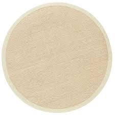• jeder teppich ist in einem traditionellen webstuhl mit viel liebe. Rund Teppich 200 Cm Santiago Sisal Beige Silber