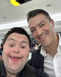 John loves meeting fans wherever he goes 💙✈️ Last week