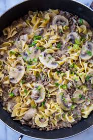 Let us know by clicking alert editor on the recipe page, in the ingredients box. One Pot Rich Creamy Ground Beef Stroganoff Noodles The Kitchen Magpie