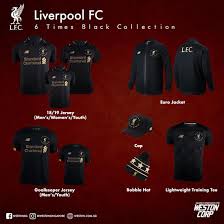 Take your fandom up a notch with a liverpool fc jersey befitting the occasion. Now Available Stunning Black Gold Liverpool 19 20 Six Times Kit Full Collection Released Footy Headlines