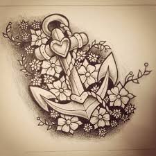 Twelve flowers of the year my granny likes nature very much. Added Some Flowers To This Anchor Drawing On We Heart It