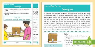 Maybe you would like to learn more about one of these? How To Make Your Own Seismograph Worksheet Worksheet