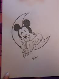 Disney Baby Mickey Mouse Drawingseasykawaii Disney Art Drawings Cute Drawings Disney Drawings