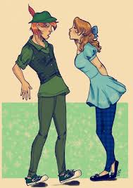 Hipster Wendy And Peter Pan Disney Fan Art Peter Pan Disney Peter And Wendy