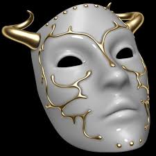 Mask 3d Model Max C4d Obj 3ds Fbx Lwo Stl 3dexport Com By Vegarian 3d Model Golden Wallpaper Mask