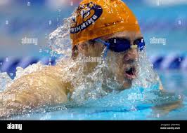 Auburn's James Wike swims the men's 200 individual medley during day one of  the U.S. Open Swimming Championships, Thursday, Dec. 1, 2005, in Auburn,  Ala. (AP Photo/Todd J. Van Emst Stock Photo