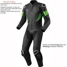 Black Green Motorbike Leather Suit Race Suits Riding Suit Racing Suits Ce