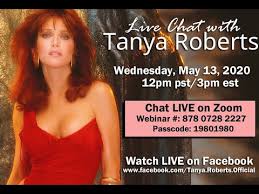 #actresses, #charliesangels #jamesbond #aviewtoakill #beastmaster #that70sshow #sheena www.tanyaroberts.biz. Live Chat With Tanya Roberts May 13 2020 With Mike Pingel Youtube