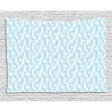 Check out our tapestry grey blue selection for the very best in unique or custom, handmade pieces from our wall hangings shops. Light Blue Tapestry Wall With Brushstrokes Seem Made By A Painter Modern Minimalist Design Wall Hanging For Minimalist Decor Blue Tapestry Minimalist Bedroom