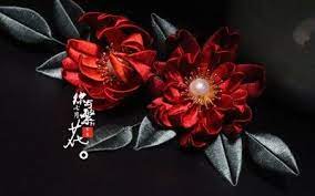 缠花非遗你与繁花材料包 芳华教程制作与组装 手工 生活 哔哩哔哩 brooch jewelry akira