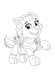 You can find here 68 free printable coloring pages of animated tv series paw patrol for boys, girls and adults. Paw Patrol Everest Coloring Sheet Paw Patrol Coloring Pages Paw Patrol Coloring Everest Paw Patrol