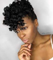 50 Updo Hairstyles For Black Women Ranging From Elegant To Eccentric Medium Hair Styles Older Women Hairstyles Womens Hairstyles
