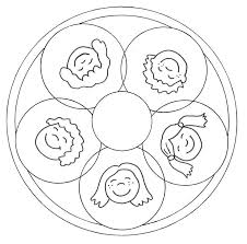 Ausmalbild Mandalas Mandala Kinder Kostenlos Ausdrucken