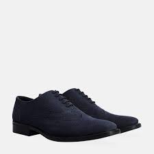 I have never been a fan of suede footwear for my own style because it tends to look overly casual, a little bohemian and above all, it does not wear well. Porter Navy Men S Suede Brogue Redfoot Redfoot Shoes