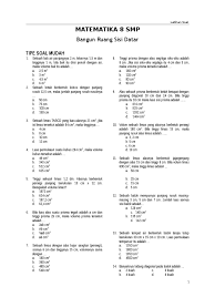 Maybe you would like to learn more about one of these? Latihan Bangun Ruang Sisi Datar