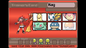 R/pokemon is an unofficial pokémon fan community. Pokemon May S Trainer Card Complete Youtube