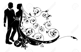 We can't get enough of prints, patterns and florals at review australia. An Illustration Of A Bride And Groom Wedding Couple In Silhouette Royalty Free Cliparts Vectors And Stock Illustration Image 20911168