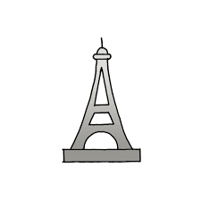 Hand drawing eiffel tower line in paris for construction. How To Draw Eiffel Tower Step By Step Easy Drawing Guides Drawing Howtos