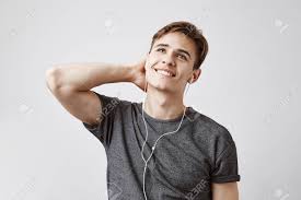 Love me do (europe and canada. Young Guy Listening To Music Dreaming About Becoming A Famous Stock Photo Picture And Royalty Free Image Image 97542663