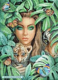 Gorgeous piece "Hyleoroi" by Tammy Wampler for this month's BA 'Woodland  Theme.